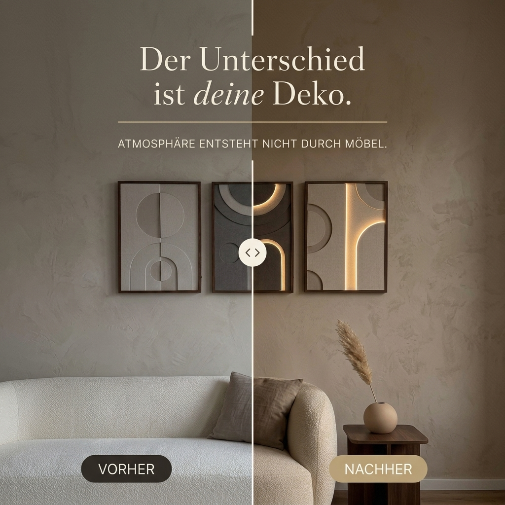 LUNÉEA Sierra LED Wandbilder Set